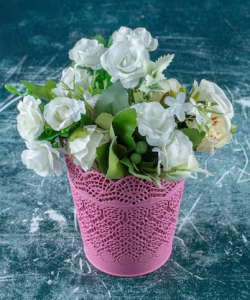 white-roses-pink-flowerpot-white-background-high-quality-photo_114579-86831